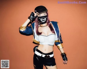 Mona (모나) - Akali (KDA) - Moon Night Snap (68 photos)