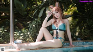 七七娜娜子 Cosplay 希娜吧 ​​​Swimsuit Ver