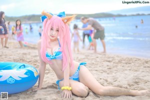 [毛毛喵 momocat] Tamamo no Mae Ver.Swimsuit